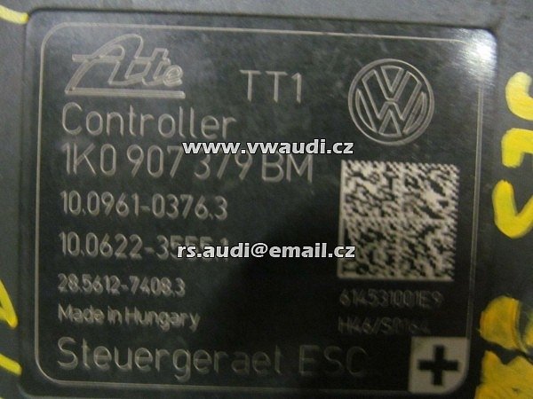 Řídící jednotka ABS VW 1K0614517ED 1K0907379BM 10096103763 - 3