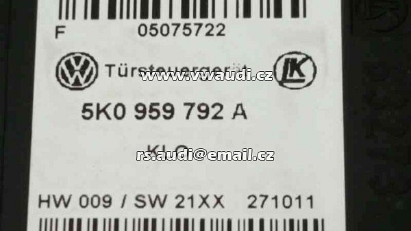 5K0 959 792A + 5K0959702C Golf mk6 VI motor regulátoru předního okna spolujezdce   - 2