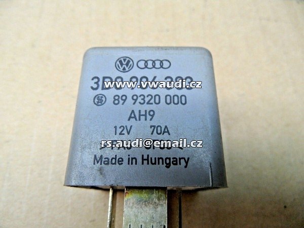 3D0 906 383  Relé 432 normálně otevřený kontakt relé VW Phaeton 3D Touareg Golf  - 2