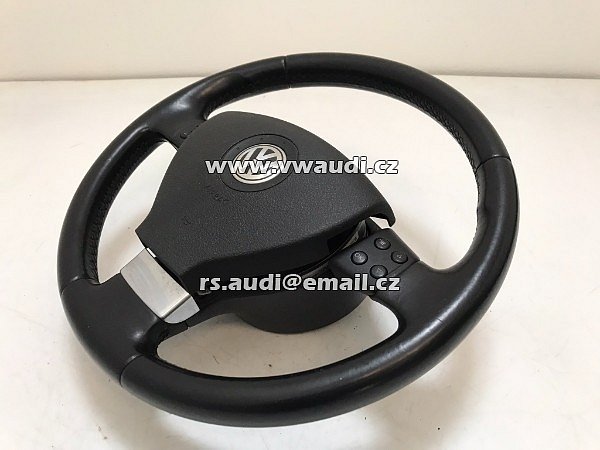 1Q0 419 091  volant kožený multi chrom  pro VW Golf 5 Passat B6 3C Eos Jetta - 4