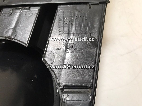 4G8 807 151   4G8 807 681 A kryt mlhovky přední nárazník Audi A7 4G levá strana + chrom - 8