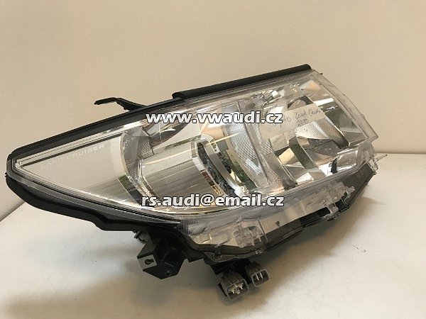  Toyota Land Cruiser Prado lampa světlo přední pravé spolujezdec . - 15