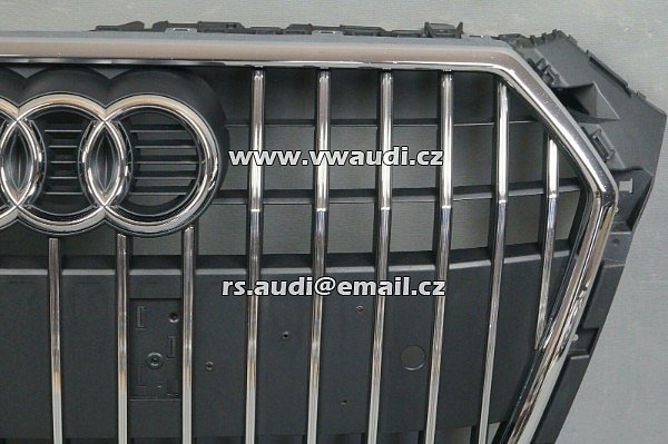 8W0 853 651 R  mřížka chladiče + Audi A4 8W B9 Allroad + chrom  maska grill - 2