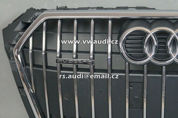 8W0 853 651 R  mřížka chladiče + Audi A4 8W B9 Allroad + chrom  maska grill - 3