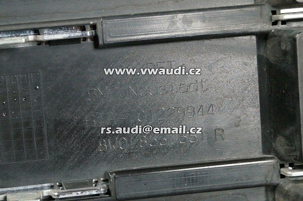 8W0 853 651 R  mřížka chladiče + Audi A4 8W B9 Allroad + chrom  maska grill - 4