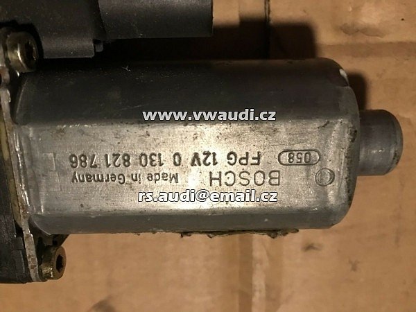 0130821787 Regulátor oken motor zadní levý Audi A4 B5 1996 97 98 99 2000 - 5