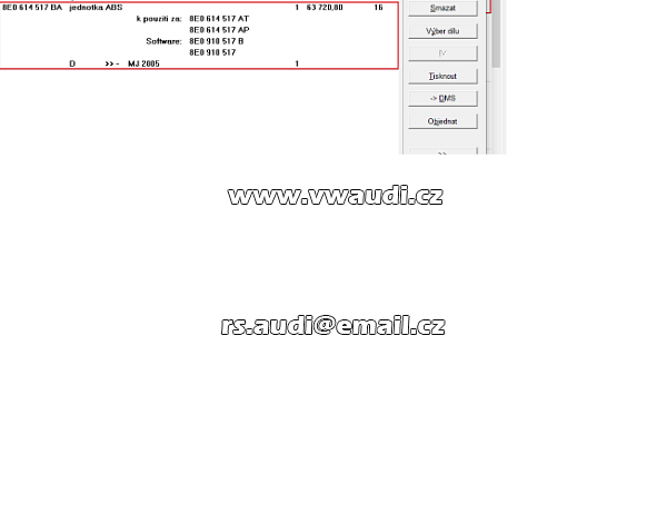 8E0 614 517 BA  Audi A4 8E B6 B7 2006 ABS Řídicí jednotka ESP hydroblok - 6