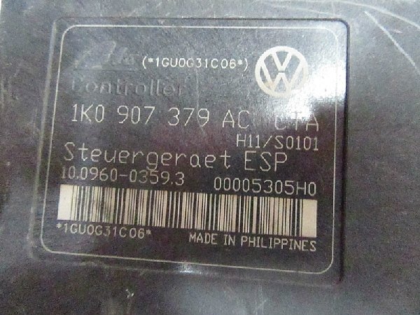 1K0 614 517AE/1K0 907 379AC ABS/ESP Hydraulický blok VW GOLF 5 - 2