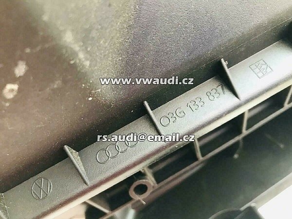 03G 133 837  filtr skříň vzduchového filtru 03G 133837 Audi A4 B6 B7 Seat Exeo 2.0T 1.9TDI - 2