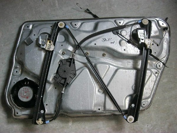 VW PASSAT B5 B5,5 1998 - 2004 STAHOVAČKA ELEKTRICKÁ LEVÉ PŘEDNÍ DVEŘE , KOMPLETNÍ ,  - 2