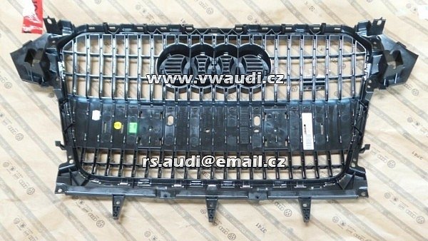  8K0 853 651 AA maska ​​chladiče AUDI A4 allroad quattro B8 platinově šedá 8K0853651AA1RR - 2