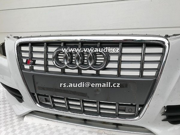 8K0853651D 1RR Audi A4 S4 (B8 8K) tuning chromovaná maska ​​chladiče přední maska  - 2