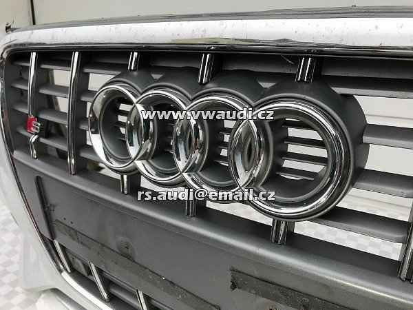 8K0853651D 1RR Audi A4 S4 (B8 8K) tuning chromovaná maska ​​chladiče přední maska  - 4