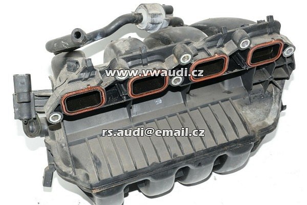 03C 129 711 F A3 VW Golf 5 V sací potrubí sací potrubí 03C 129711F 1.6 FSI BAG BLF 85kw - 2