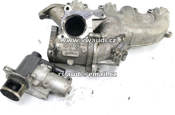 AGR EGR ventil 2,0 TDI VW PASSAT , CADDY,Golf 5, Škoda Octavia 2 VW AUDI ŠKODA 03G 129 637 A - 5