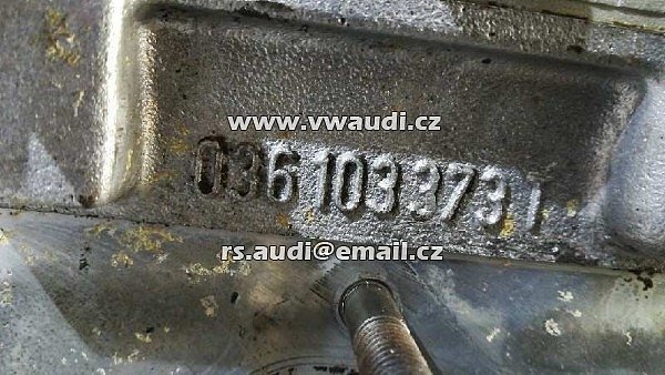  036 103 373 T Hlava válců VW Golf IV (1J) 1.4 16V AKQ - 2
