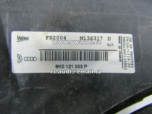 8K0 121 003 P +  8K0 959 501 G AUDI A4 Avant 8K5, B8 2.0 TDI Ventilátor chladiče - 3