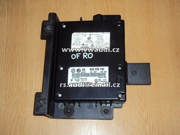 5K0 035 730  VW Audi Seat Škoda 2009-2016 řídicí jednotka rozhraní Bluetooth ECU - 2