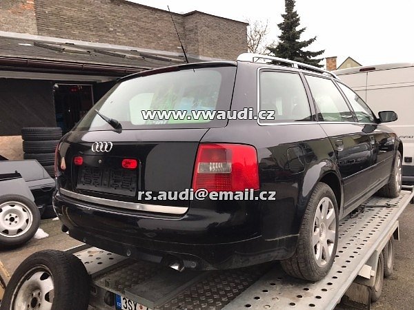 AUDI A6 2003 2,5 TDI BAU EUS FAD  barva LZ9W  náhradní díly  - 35