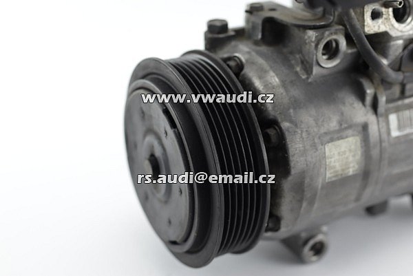 6Q0 820 808 G . JP6SEU14C ND1 Kompresor klimatizace VW Polo 9N3 Seat Ibiza Škoda Fabia Roomster 1.4 TDI PD motor BMS 80HP - 2