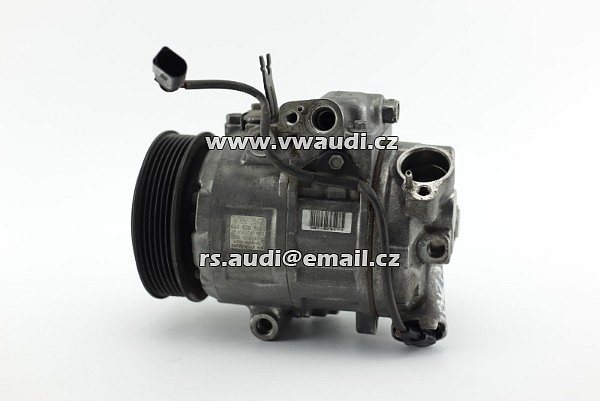 6Q0 820 808 G . JP6SEU14C ND1 Kompresor klimatizace VW Polo 9N3 Seat Ibiza Škoda Fabia Roomster 1.4 TDI PD motor BMS 80HP - 4