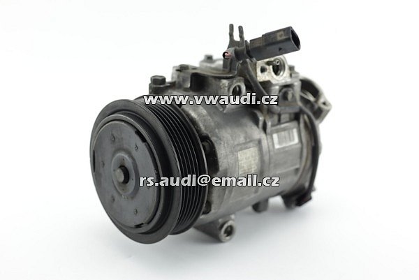 6Q0 820 808 G . JP6SEU14C ND1 Kompresor klimatizace VW Polo 9N3 Seat Ibiza Škoda Fabia Roomster 1.4 TDI PD motor BMS 80HP - 6