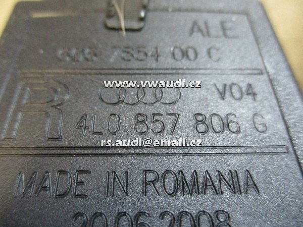 4L0 857 806 G AUDI Q7 4L zadní pravý bezpečnostní pás 4L0  - 2