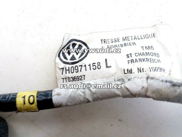 7H0 971 158 L kabel k baterii VW Transporter T5  kabelový svazek akumulátoru - 2