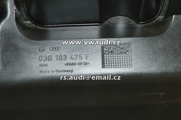 03G 103 469 H VW  T5 1.9 TDI BRR BRS   víko ventilu hlavy válců - 2