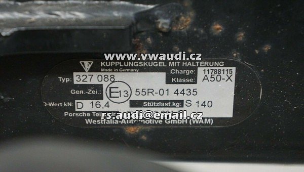 9Y0 803 881 F Porsche 9Y0 Cayenne E3 tažné zařízení tažné elektrické AHK koule hák tažný 327088 Westfalia - 4