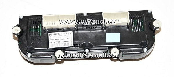 Ovládací panel klimatizace Škoda SUPERB II 3T0907044AG 3T0907044AS 05-2009 - 2
