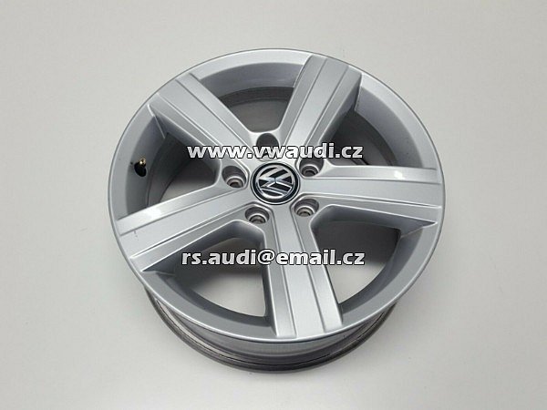 5G0 601 025 A 4 x hliníkové ráfky Dover Original VW Golf  VII 7 alu kola disky  - 3