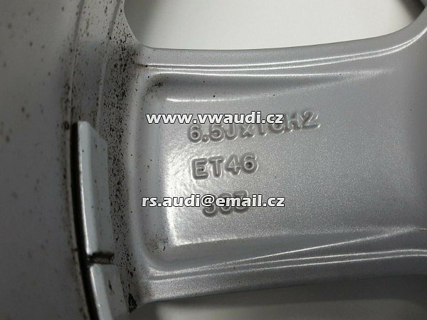 5G0 601 025 A 4 x hliníkové ráfky Dover Original VW Golf  VII 7 alu kola disky  - 5