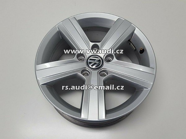 5G0 601 025 A 4 x hliníkové ráfky Dover Original VW Golf  VII 7 alu kola disky  - 7