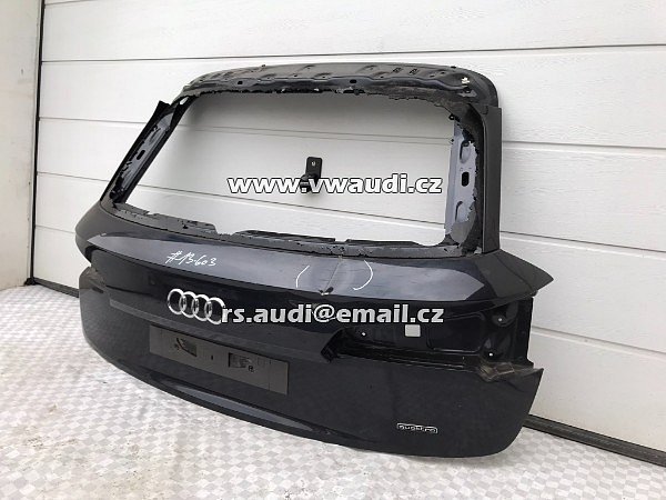 80A 827 025 B 2018 Audi Q5 SQ5  víko kufru zavazadlového prostoru - 2