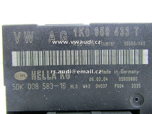 modul komfortního ovládání VW Golf + Caddy 2003-2009 - 2