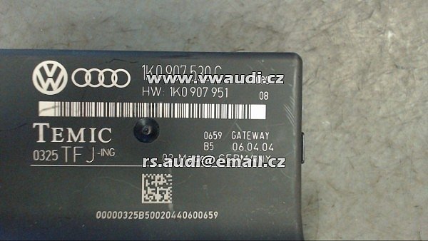 Řídící jednotka Gateway VW 1K0907530C 1K0907951 - 2
