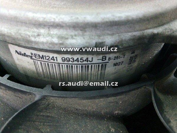 EM1241 993454J Audi A4 8K B8 Motor ventilátoru 993454J 2.0TDi 100kW CJCB  - 4