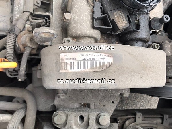 VW Bora Benzin AZD IV 1,6 16V 16 V Motor AZD náhradní díly černá barva  - 36