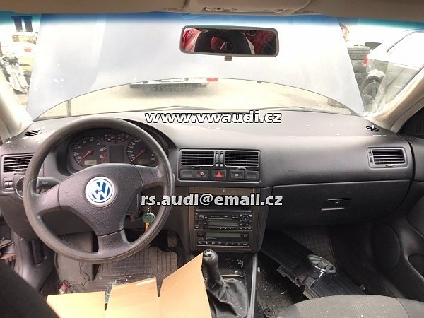 VW Bora Benzin AZD IV 1,6 16V 16 V Motor AZD náhradní díly černá barva  - 37