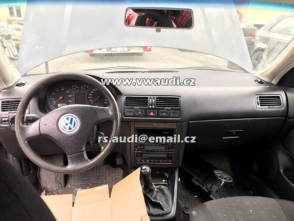 VW Bora Benzin AZD IV 1,6 16V 16 V Motor AZD náhradní díly černá barva  - 26