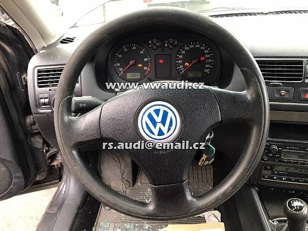 VW Bora Benzin AZD IV 1,6 16V 16 V Motor AZD náhradní díly černá barva  - 45