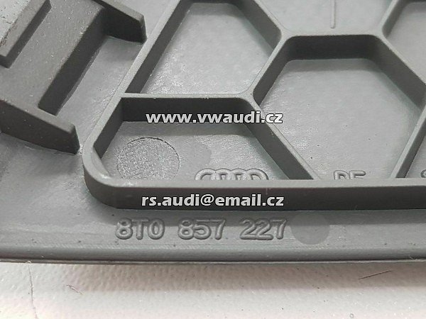 8T0 857 227  Audi A4 S4 B8 8K 2008 levý panel kryt horní repro - 3
