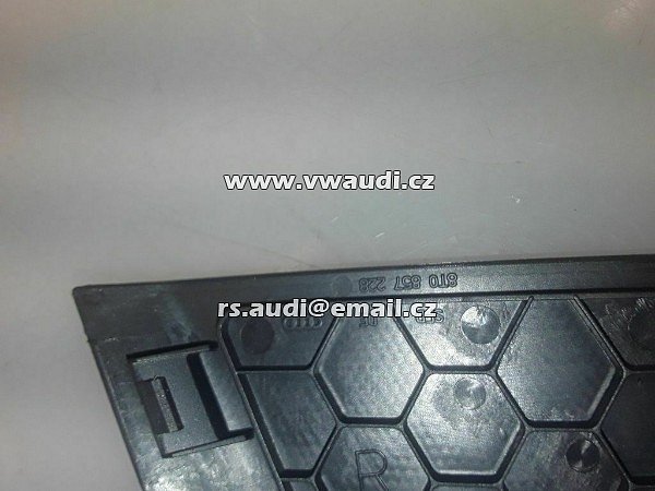 8T0 857 228  Audi A4 S4 B8 8K 2008 pravý panel kryt horní reproduktoru  - 4