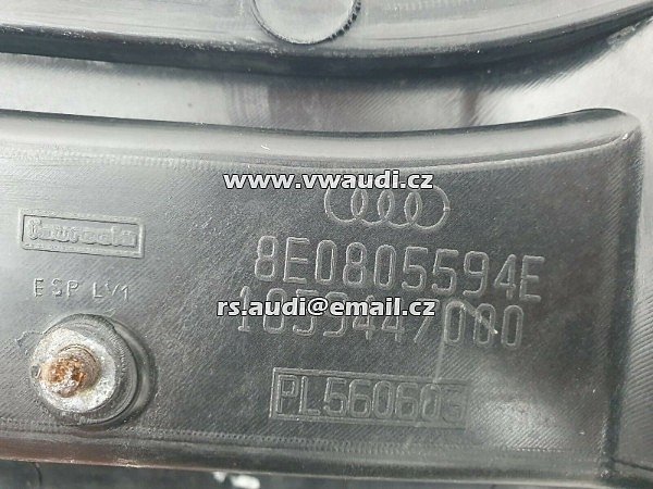 8E0 805 594 E AUDI A4 B7 04-08 nosič zámku přední maska ​​přední panel originál 8E0 - 5