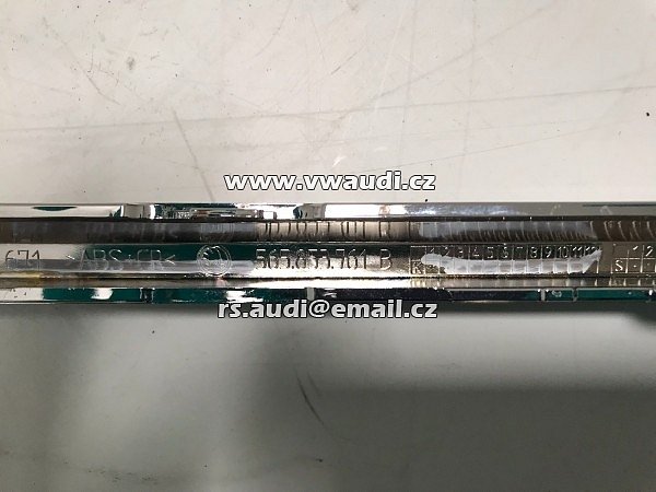 565 853 761 B Škoda Kodiaq  přední mřížka chromový rámeček přední 565 - 10