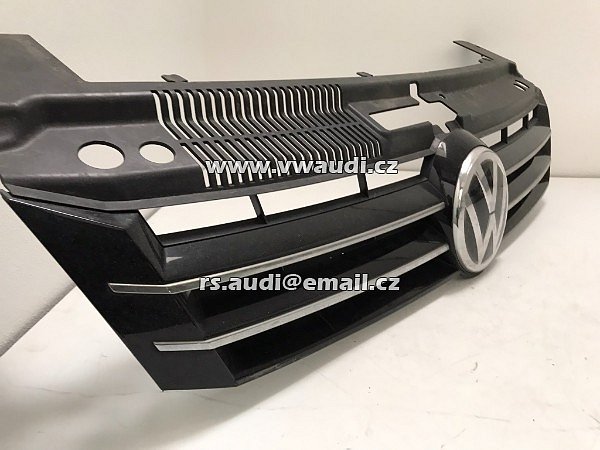 7N0 853 651 F  maska přední grill chrom + znak VW Sharan 2015/05-2022/12 7N1, - 3