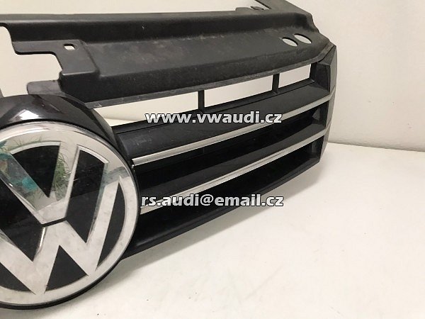 7N0 853 651 F  maska přední grill chrom + znak VW Sharan 2015/05-2022/12 7N1, - 5