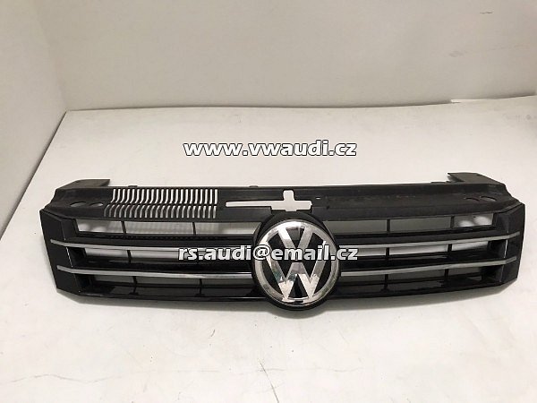 7N0 853 651 F  maska přední grill chrom + znak VW Sharan 2015/05-2022/12 7N1, - 6