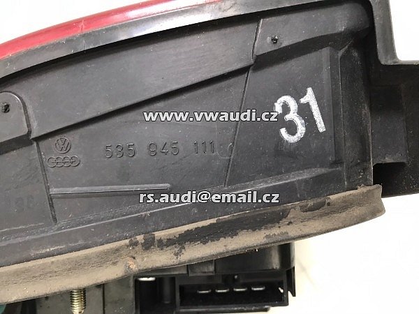 535 945 111  zadní světlo levé  VOLKSWAGEN CORRADO US  G60  - 7